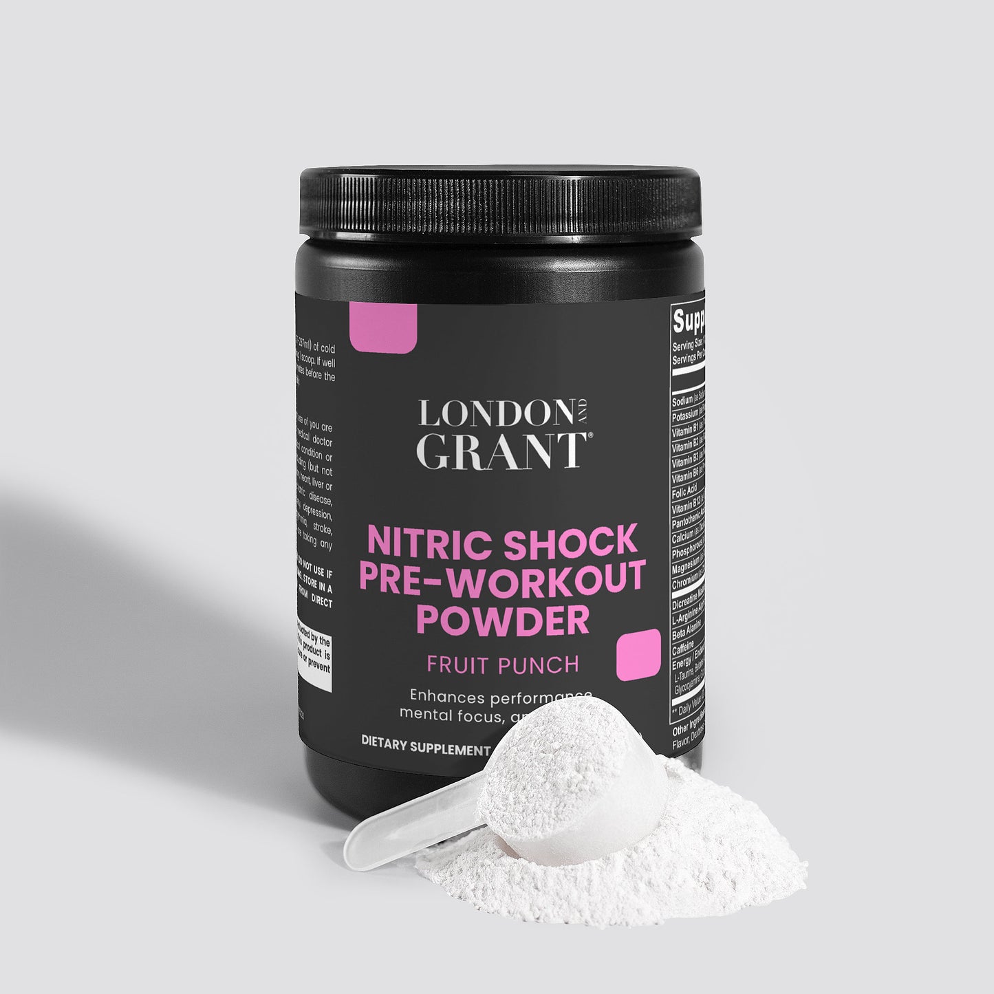 Nitric Shock Pre-Workout Powder (Fruit Punch)