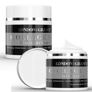 Daily Collagen Moisturizer (2%) Anti-Aging Brightens Skin Tone 2oz (2 Pack).