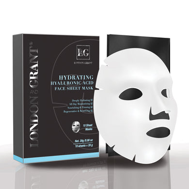 Hyaluronic Acid Vitamin C Enriched Hydration Face Sheet Mask 10pk.