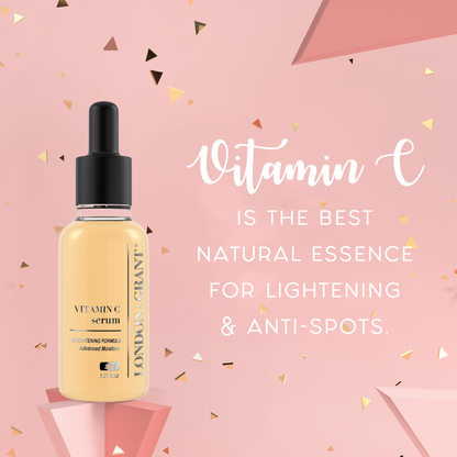 Vitamin C Anti-Aging Serum (25%) Hyaluronic Acid + Aloe Leaf Extract 1oz.