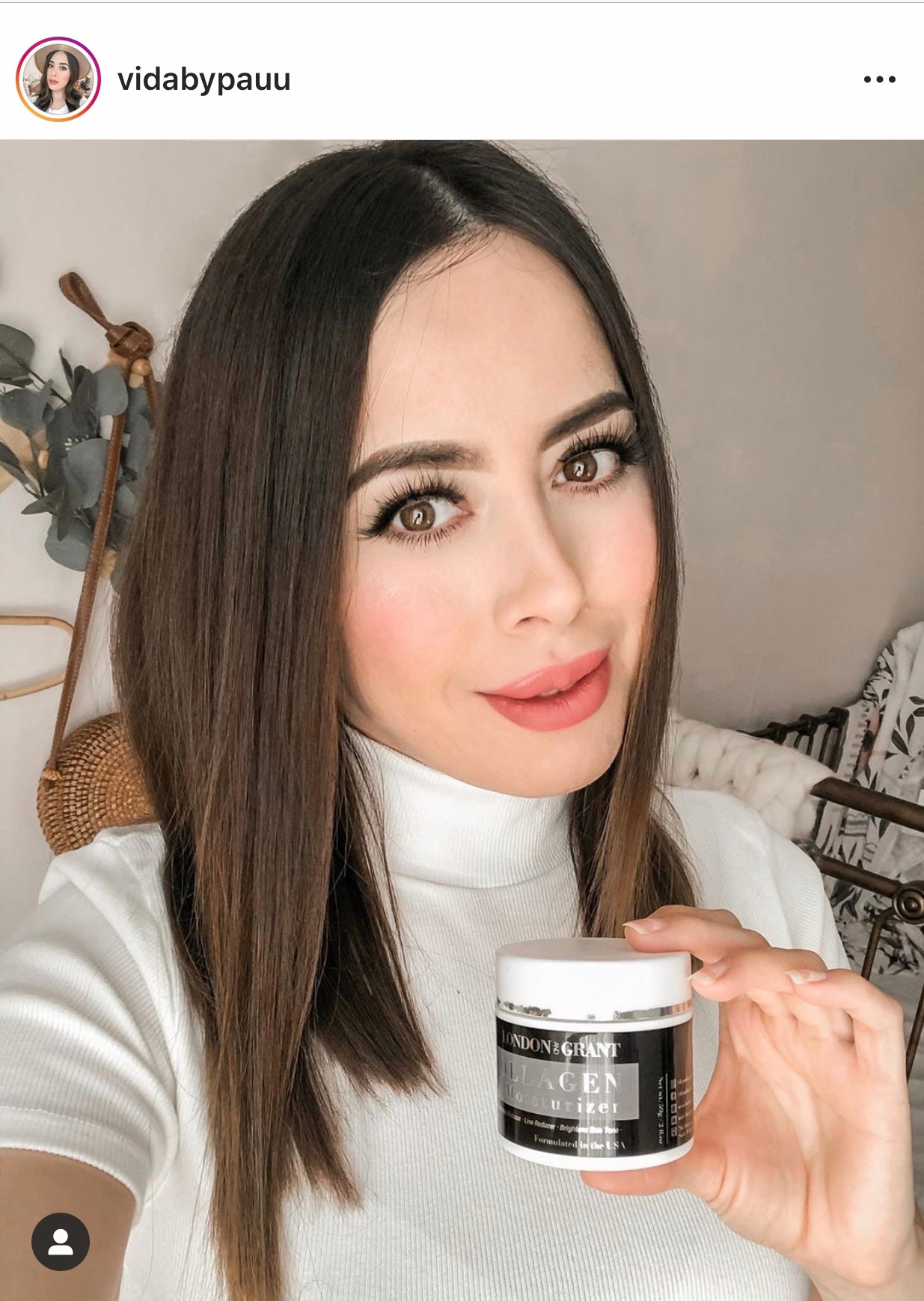 Daily Collagen Moisturizer (2%) Anti-Aging Brightens Skin Tone 2oz.